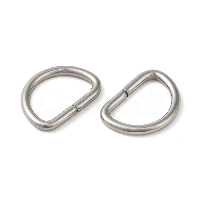 Non-Tarnish 304 Stainless Steel D Rings/Triangle Rings STAS-A093-04P-1