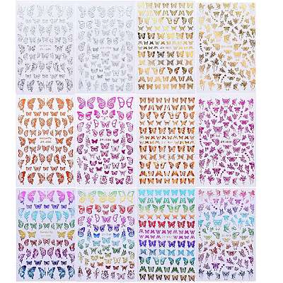 12 Sheets 12 Styles Nail Art Stickers MRMJ-Q116-ZY-M-1