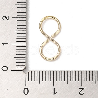 Brass S-Hook Clasps KK-L208-67G-1