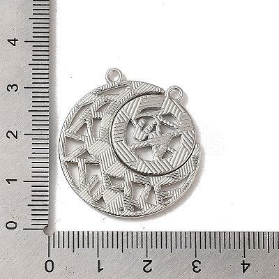 2Pcs 2 Style Alloy Split Pendant FIND-A038-42P-1