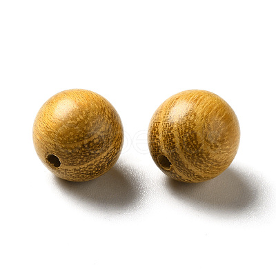 Undyed Natural Bocote Wood Beads WOOD-A020-01B-1