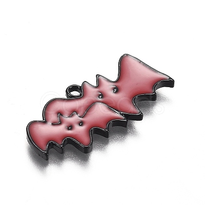 Halloween Theme Alloy Enamel Pendants ENAM-J649-08B-01-1