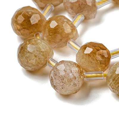 Natural Yellow Quartz Beads Strands G-H297-B10-02-1