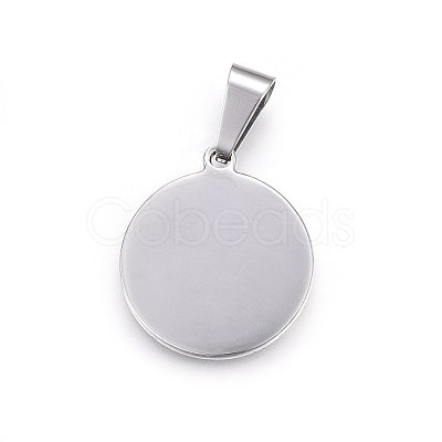 304 Stainless Steel Pendants STAS-P211-28-1