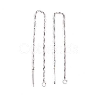 Non-Tarnish 304 Stainless Steel Stud Earring Finding X-STAS-E161-07P-1