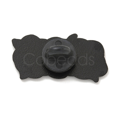 Animal Black Alloy Brooches JEWB-Z027-02F-1