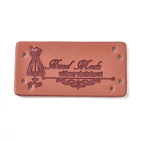 PU Leather Labels DIY-WH0163-13A-04-1