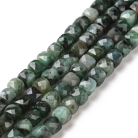 Natural Emerald Quartz Beads Strands G-L537-012-1
