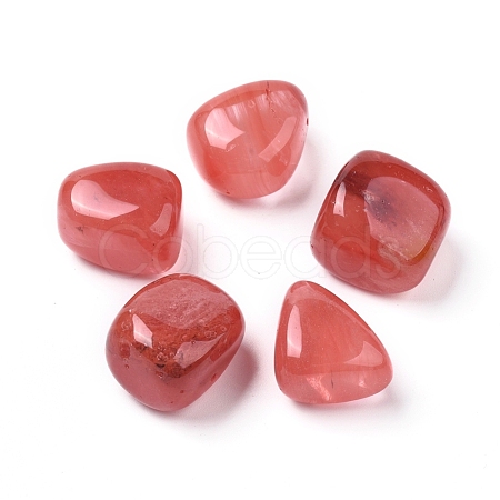 Cherry Quartz Glass Beads G-K302-A12-1