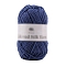 Polyester Yarn for Sweater Hat, for Knitting Crochet Supplies, Dark Slate Blue, 2mm, about 92.96 Yards(85m)/Skein