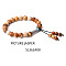 8MM Natural Picture Jasper Buddha Prayer Beads Bracelet Men Women