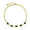 Ion Plating(IP) 304 Stainless Steel Resin Necklaces, Real 18K Gold Plated, 16.77 inch(42.6cm)