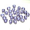 K9 Glass, Imitation Austrian Crystal Beads, Grade AAA, Faceted, teardrop, Lilac, 8x6x3.5mm, Hole: 0.7~0.9mm