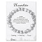 Natural Howlite Beaded Stretch Bracelets, Round, 7-1/2 inch(19cm)