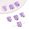 Handmade Lampwork Beads, Frog, Lilac, 15x11mm