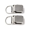 Non-Tarnish 304 Stainless Steel Clasps, Stainless Steel Color, 59.5x29.5x16mm, Hole: 18x24mm