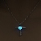 Luminous Alloy Pendants, Necklace, Halloween Theme, Key, 17.72 inch(45cm)