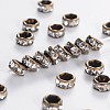 Brass Rhinestone Spacer Beads RB-A014-Z4mm-01AB-NF-1