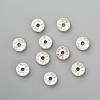 Iron Rhinestone Spacer Beads RB-A010-10MM-S-4