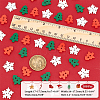 Christmas Theme Wood Button WOOD-WH0347-14-2