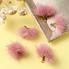 Faux Mink Fur Tassel Pendant Decorations FIND-YW0002-24B-5