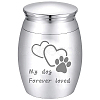 CREATCABIN Stainless Steel Cremation Urn AJEW-CN0001-91A-1