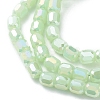 Imitation Jade Glass Beads Strands EGLA-K015-04C-3