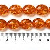 Resin Imitation Amber Beads Strands RESI-Z017-03-4