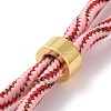 Nylon Cord Silder Bracelets MAK-C003-03G-02-2