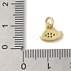 Brass Micro Pave Cubic Zirconia Charms KK-M283-19A-01-3