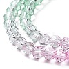 Transparent Glass Beads Strands GLAA-E036-07D-5