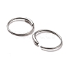 304 Stainless Steel Hoop Earrings STAS-Z037-02P-3