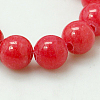 Natural Mashan Jade Round Beads Strands G-D263-10mm-XS16-1