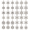 120Pcs 12 Style Tibetan Style Alloy Pendants FIND-TA0003-27-10