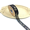 50 Yards Gold Stamping Polyester Ribbons PW-WG86968-04-1