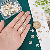 SUPERFINDINGS 80Pcs 4 Style Brass Charms KK-FH0002-96-3