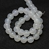 Natural Agate Round Beads Strand G-L086-8mm-21-3