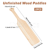 Unfinished Wood Paddles DIY-WH0027-73-2