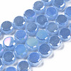 Electroplate Glass Beads Strands EGLA-S194-13A-3