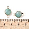 Natural Amazonite Connector Charms G-C102-09I-G-3