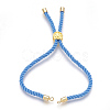 Cotton Cord Bracelet Making KK-F758-03E-G-1