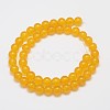 Natural & Dyed Malaysia Jade Bead Strands G-G659-8mm-A03-2