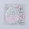 Cartoon Silicone Stamps DIY-K018-C05-2