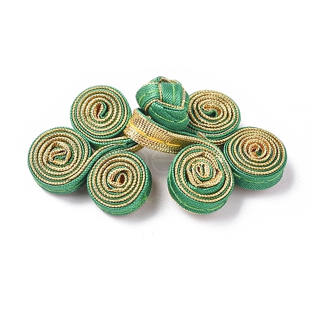 Handmade Chinese Frogs Knots Buttons Sets BUTT-WH0014-27D-1