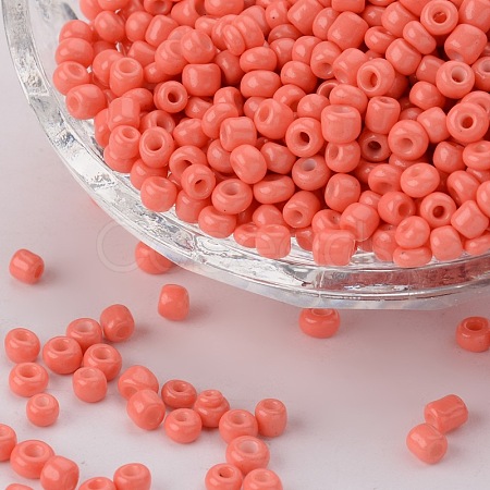 (Repacking Service Available) Baking Paint Glass Seed Beads SEED-C024-C-K16-1