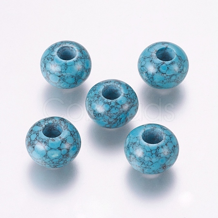 Synthetic Turquoise European Beads SPDL-K001-01A-1