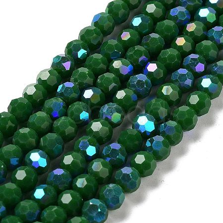 Opaque Glass Beads Strands EGLA-A035-P6mm-L06-1