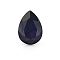 Preciosa&reg MAXIMA Crystal Fancy Stones, Czech Crystal, 435 16 301 Baroque Pear, Dura Foiling, 30280 Dark Indigo, 18x13mm