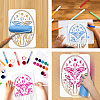 PET Hollow Out Drawing Painting Stencils DIY-WH0421-0062-4