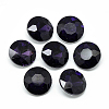 Pointed Back Glass Rhinestone Cabochons RGLA-T029-10mm-17-1